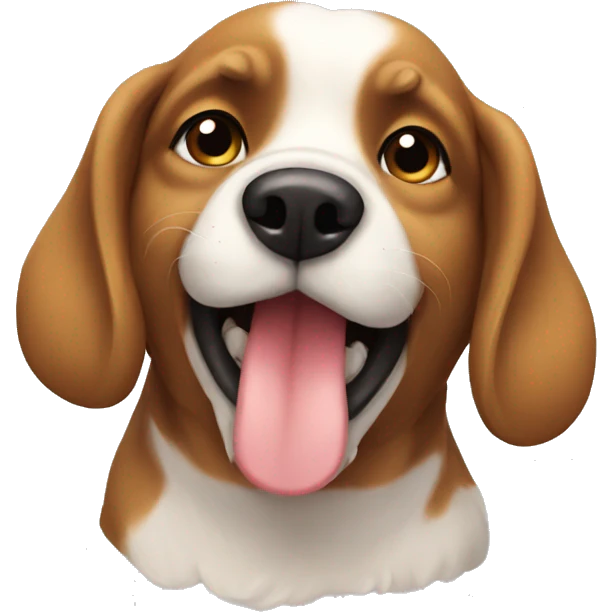 Dog love emoji