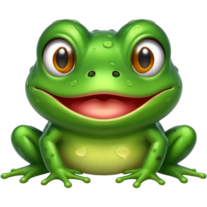 Frog drooling  emoji