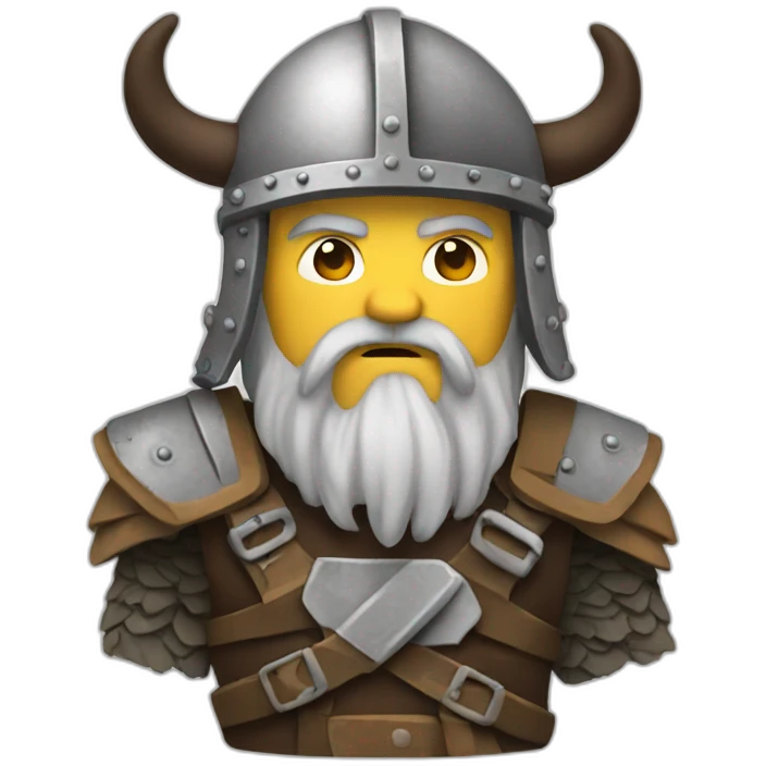 Computer viking emoji