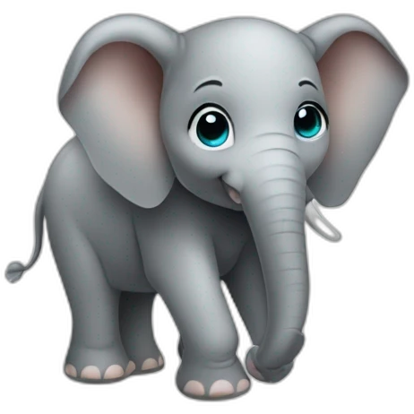 cute-blonde-elephant emoji