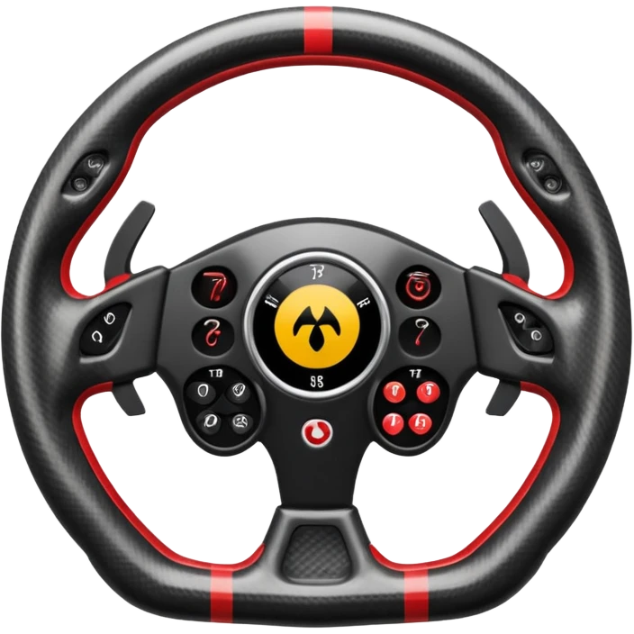 F1 steering wheel emoji