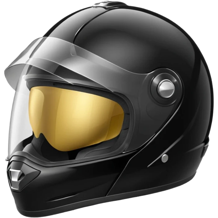 Motorcycle helmet cool emoji