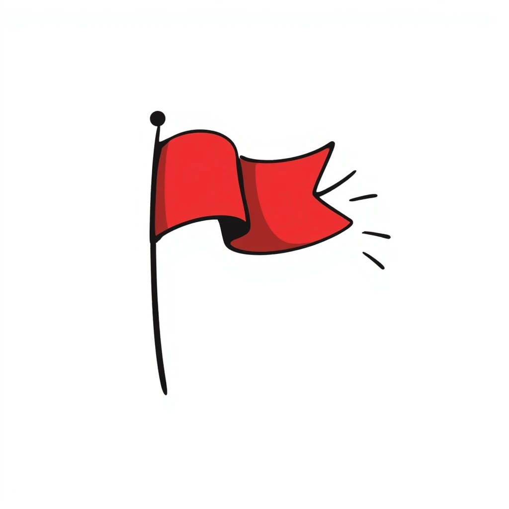 red flag emoji