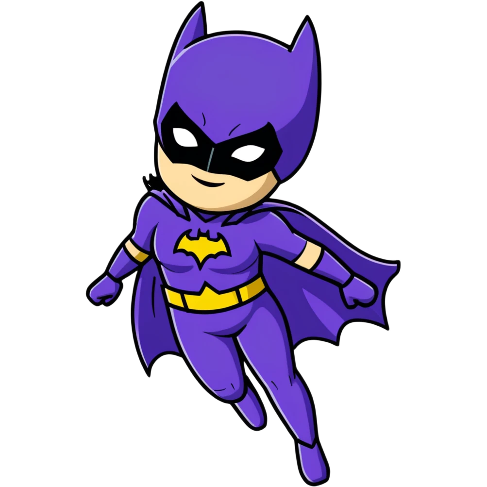 Batgirl superhero emoji
