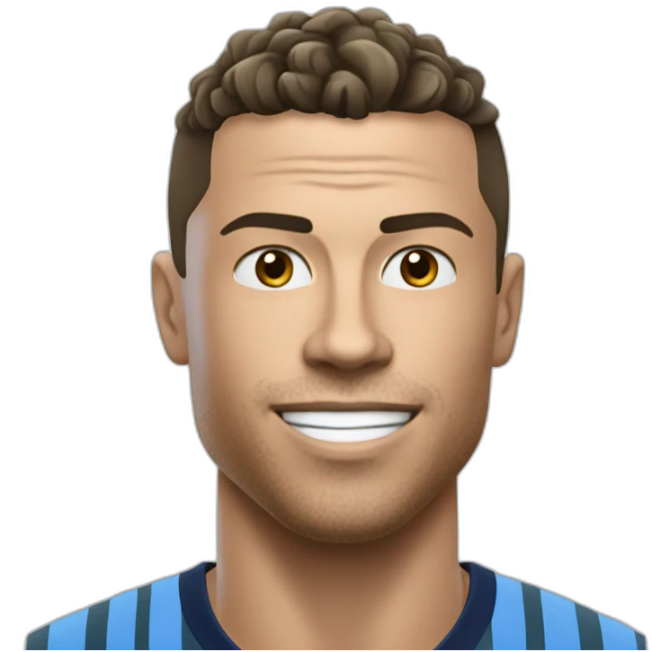 Ronaldo qui fait calma emoji