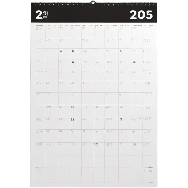 modern-clean-2025-wall-calendar emoji