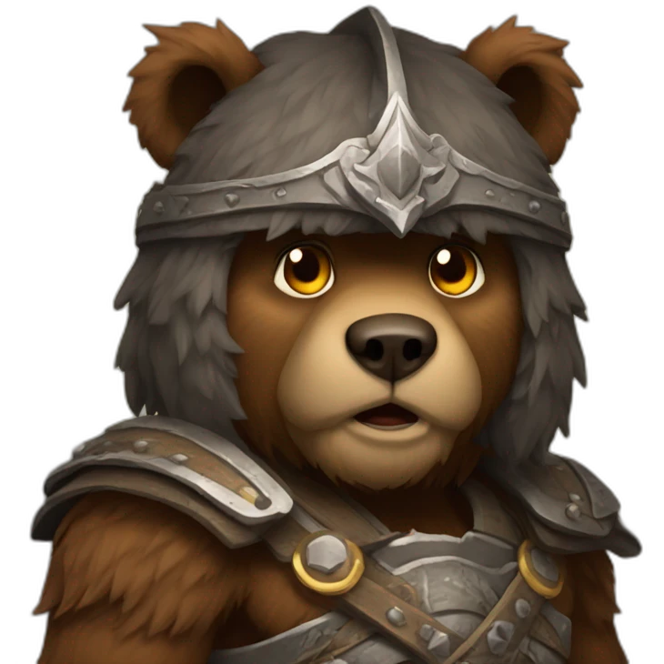bear-warrior emoji
