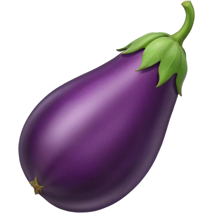 Crazy eggplant emoji