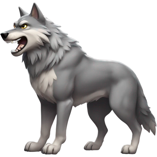 Muscle Wolf  emoji
