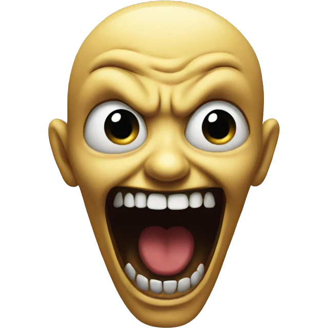 horror crazy smiley emoji