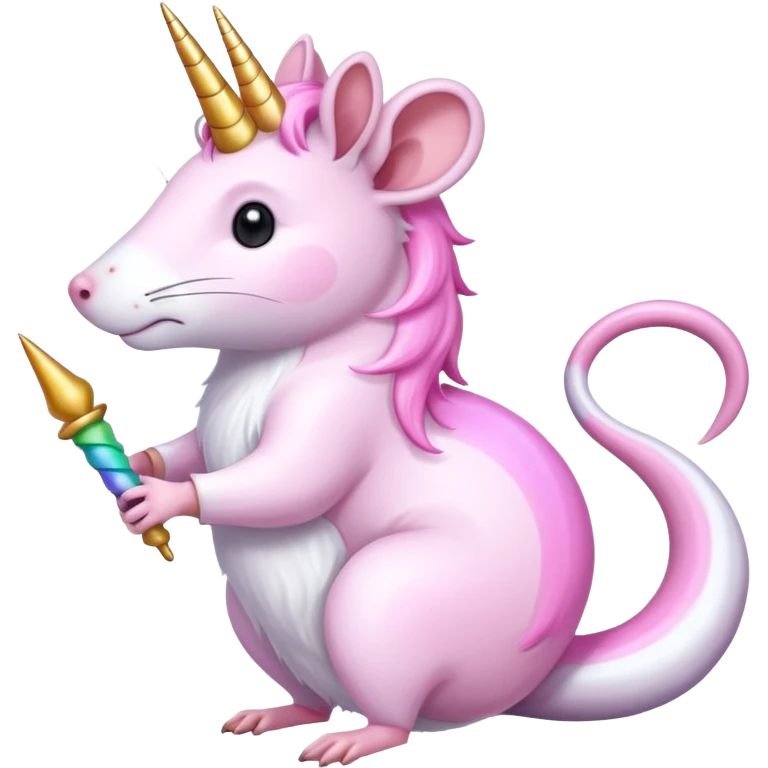 rat unicorn hybrid emoji