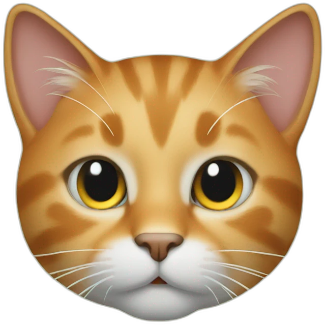 Cat with carrot emoji