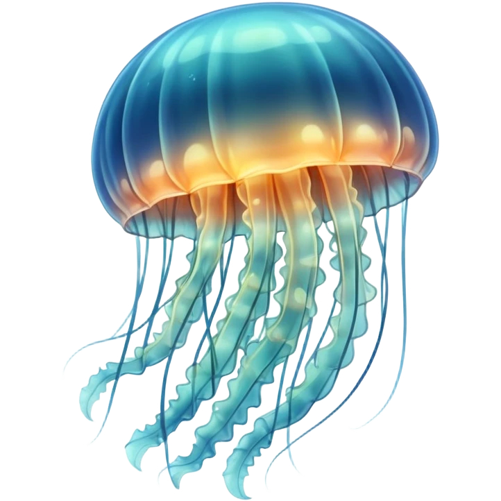 Jellyfish in the ocean emoji