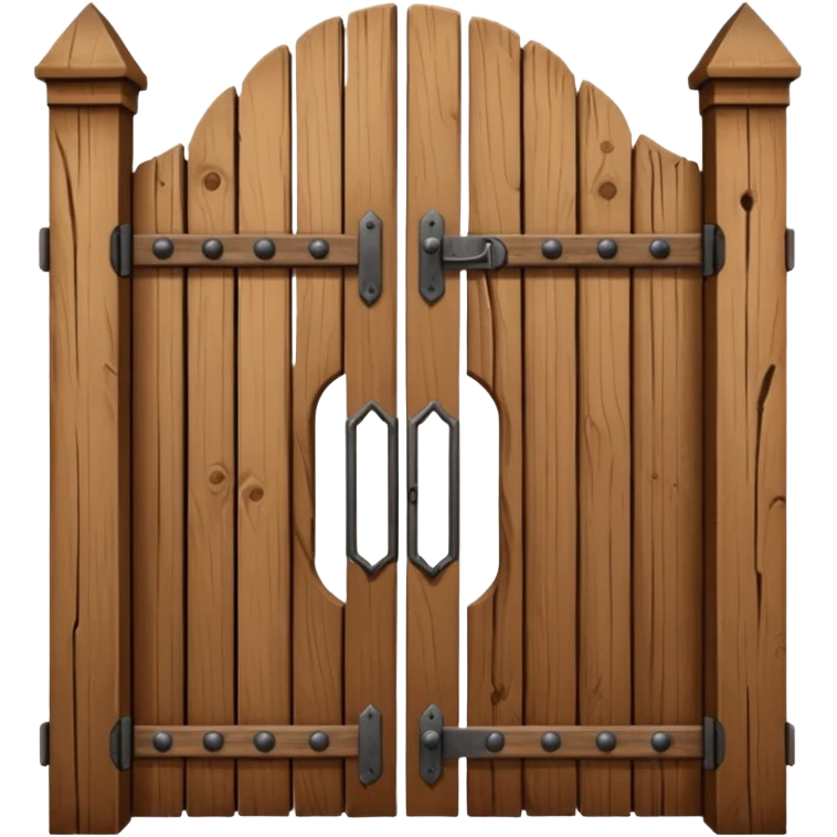 side view gate emoji