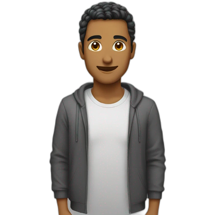 رجل يرتدي تشيرت ريال مدريد emoji