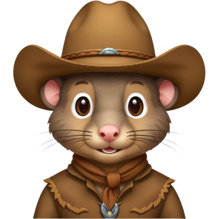 Combine 🐀 and 🤠 emoji