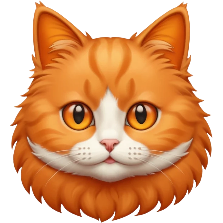 A cute cat emoji