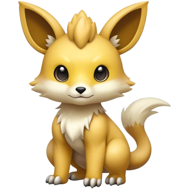 Cute cool animal hybrid Fakemon full body  emoji