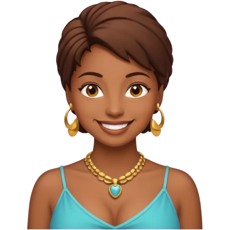 Brown skin women titties  emoji