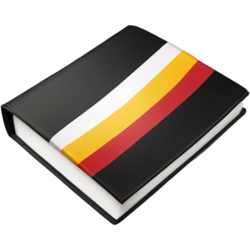 German flag book emoji