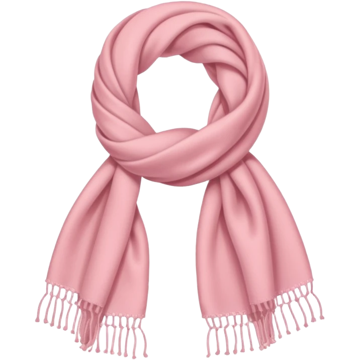 Pastel Pink Scarf emoji