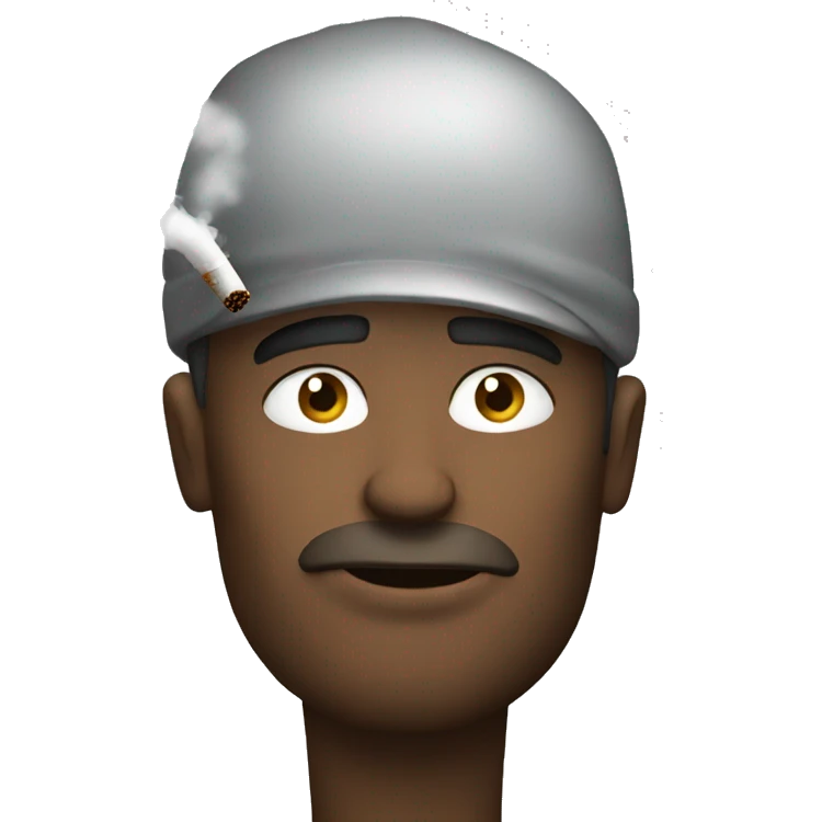 Guy smoking  emoji