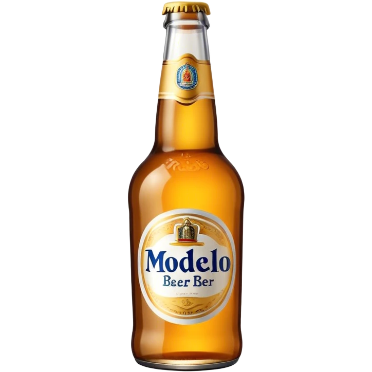 Modelo beer in a bottle emoji