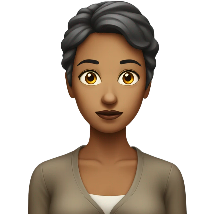 Woman side eye  emoji