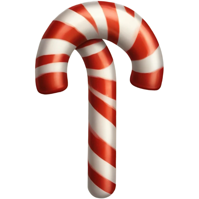 Mad candy cane emoji