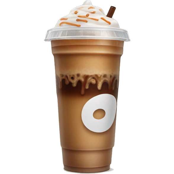 Dunkin’ Donuts iced coffee  emoji