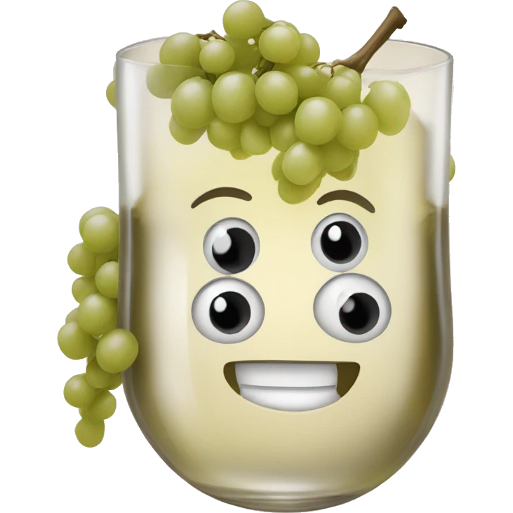 Witte wijn emoji