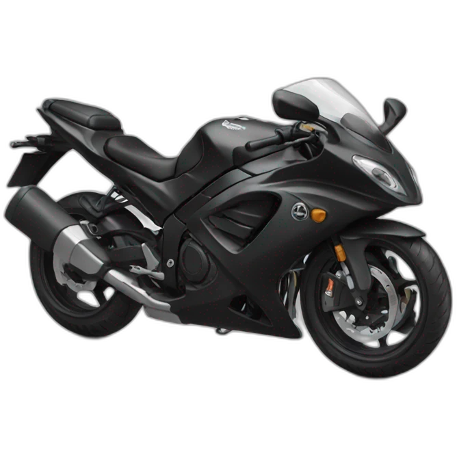 Ninja ride's bike  emoji