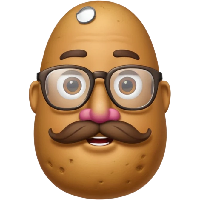 hipster potato head emoji
