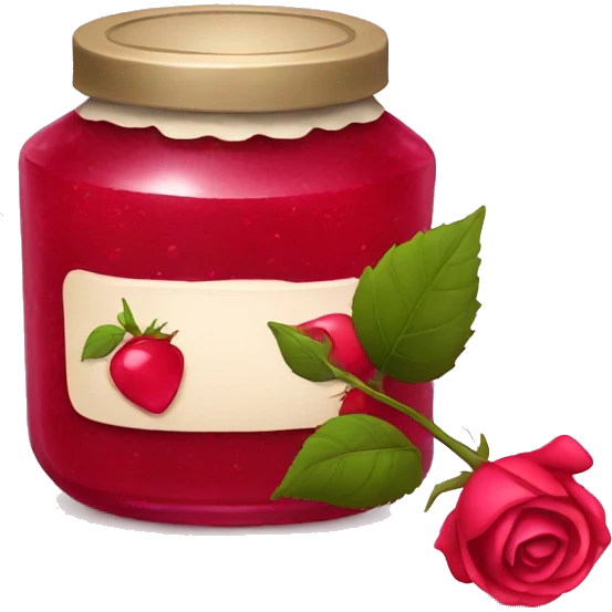 rose jam emoji