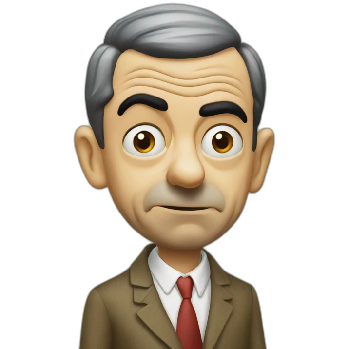 impatient Mr Bean emoji