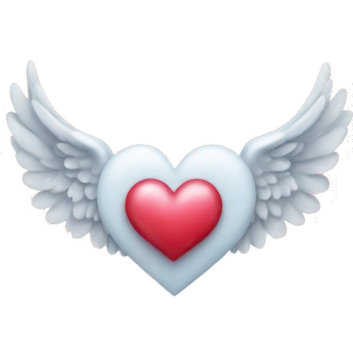 heart with angel wings emoji