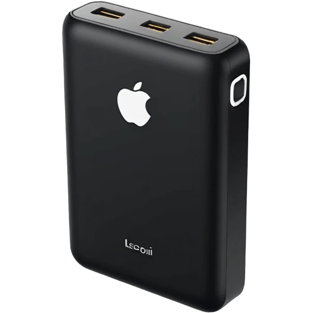Electric portable power bank charger emoji
