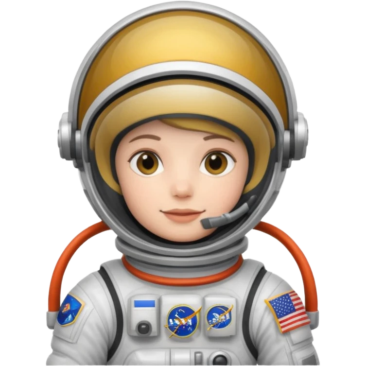 astronaut with flag emoji