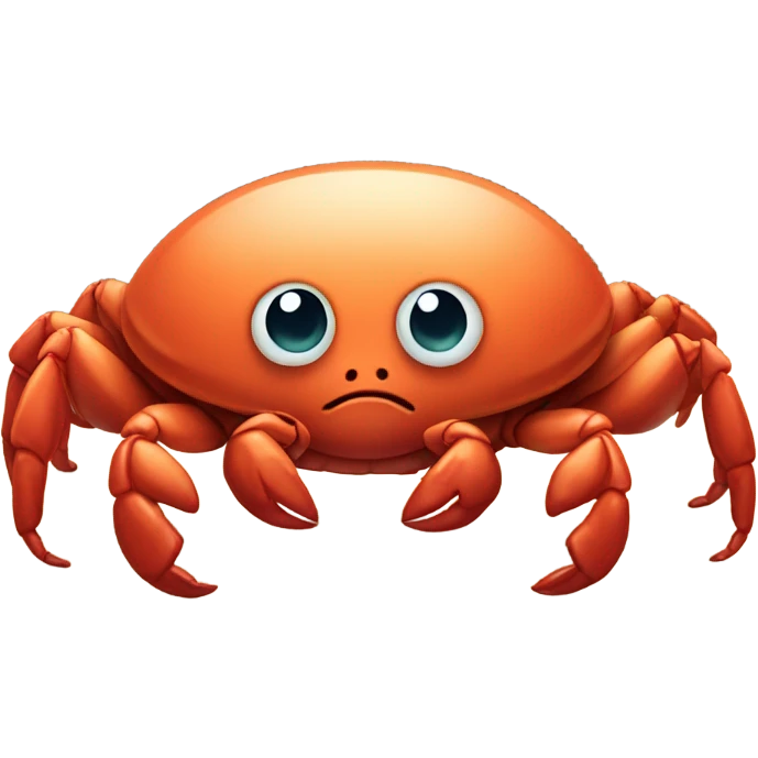 Sad crab emoji