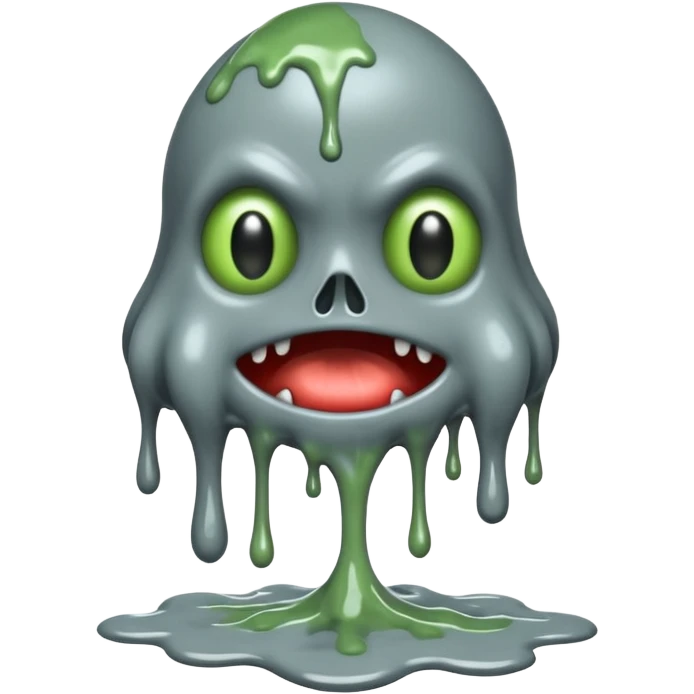 Slime monster. scary sinister. slime attacks. show full body. more dripping slime. talk hunamnoid slime creature. sinsiter and scary emoji