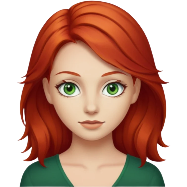 👩🏻‍🦰👁️🟢 lover emoji