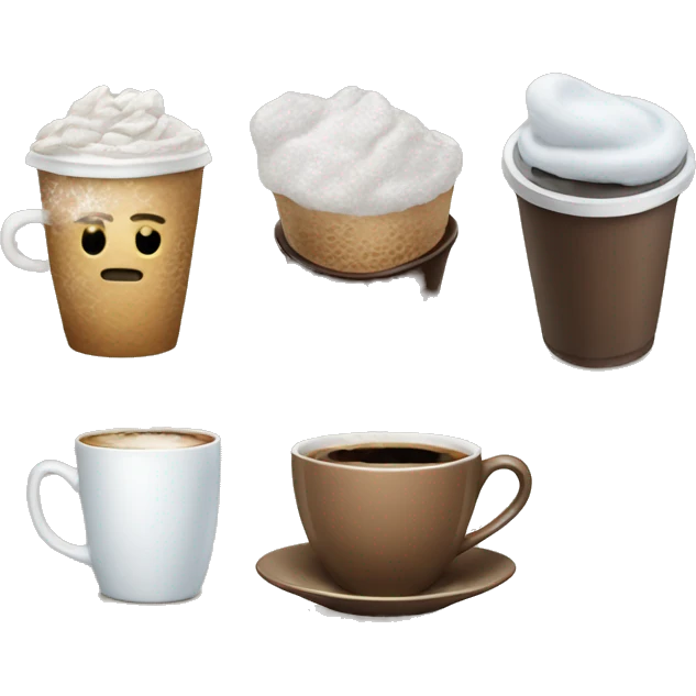 Coffe and winter  emoji