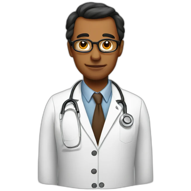 half doctor half chicken emoji