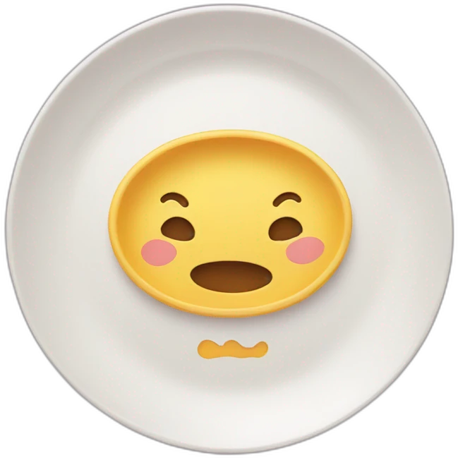 cute plate emoji