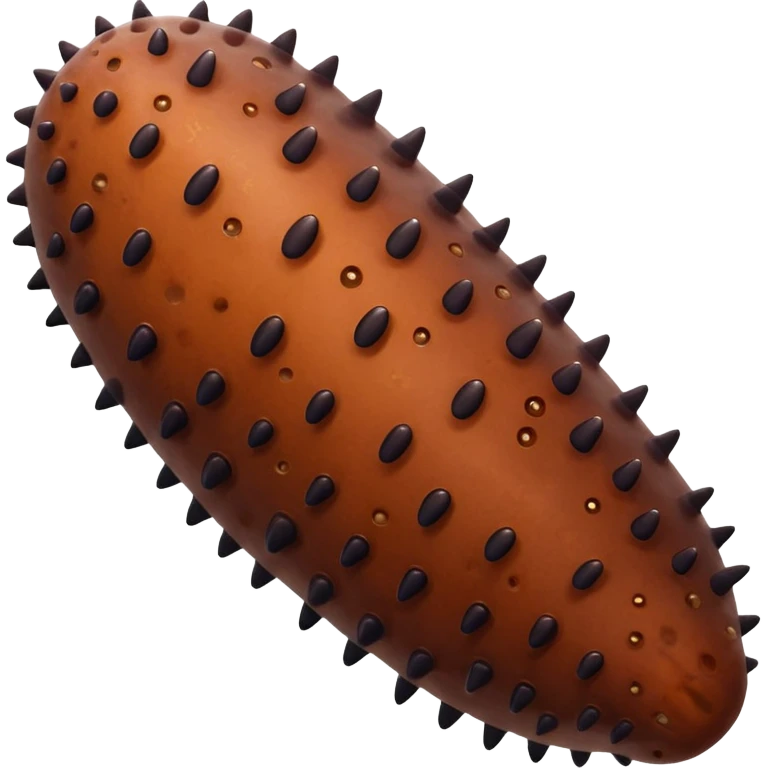Sea cucumber emoji