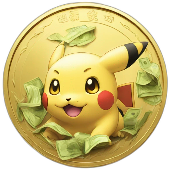 pokemon money gold coin pokecoin pokedollar dollar emoji