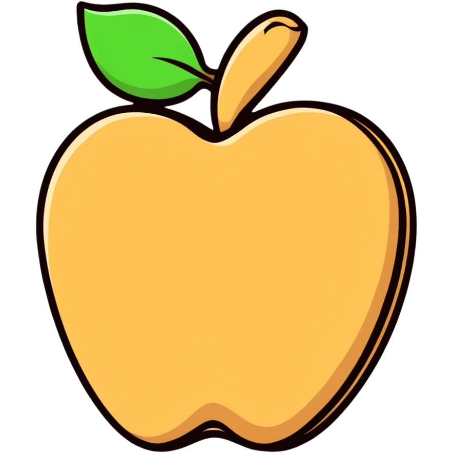 delicious apple cookie emoji