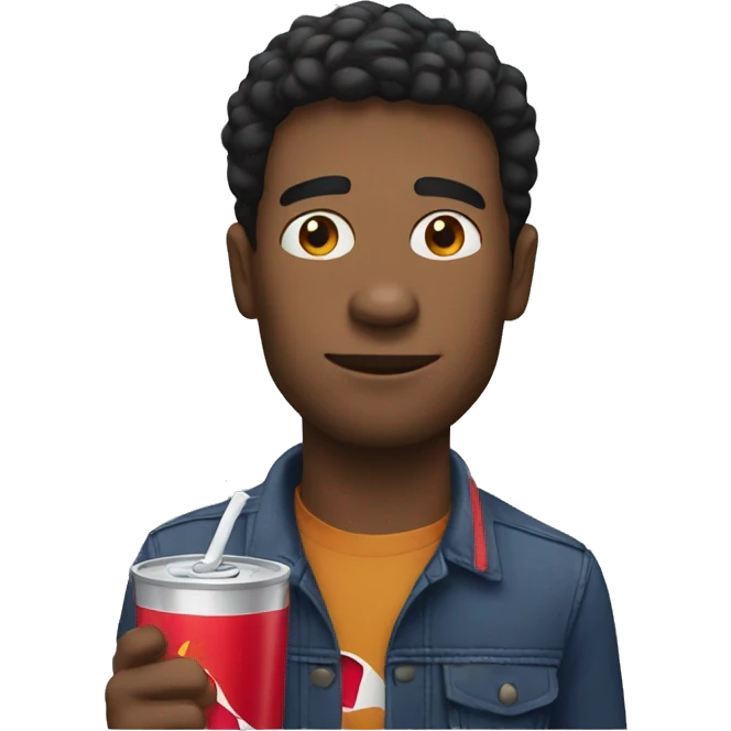 The man who drinks redbull emoji