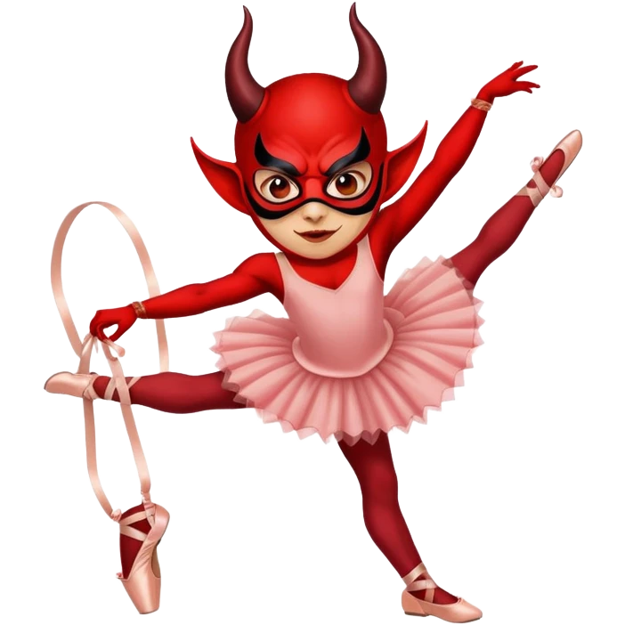 👺+🩰= emoji
