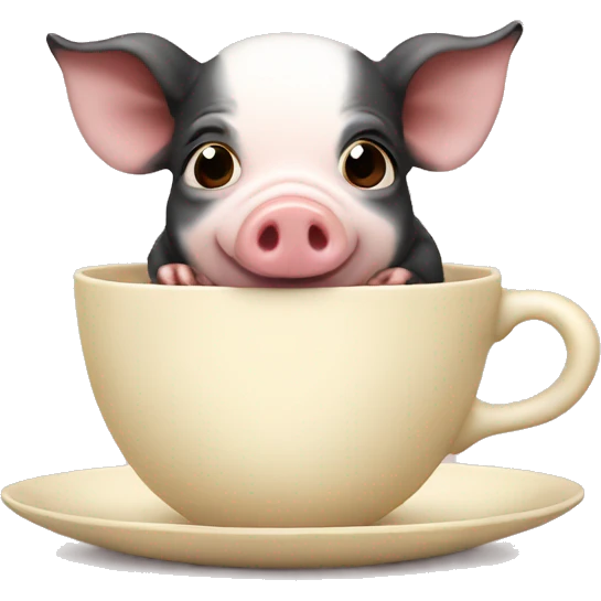 teacup pig  emoji